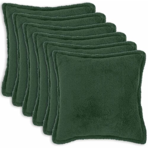  Presvlaka za jastuk 6 kom. HOUTEN Tamnozelena 60 x 60 cm Bouclé - Tamnozelena 60 x 60 cm 6 Cene