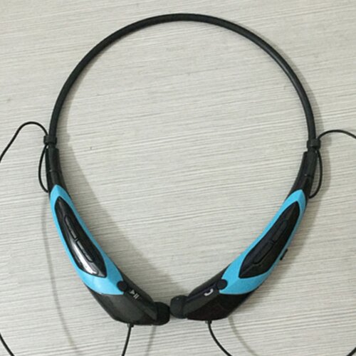 Venisymlis Slu&amp;scaron;alke Bluetooth 4.0 z ovratnim trakom, zložljive slu&amp;scaron;alke, odporne proti znojenju, mikrofon, (22101972) Slike