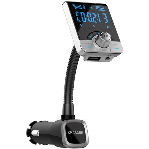 VERK_GROUP Avtomobilski FM oddajnik LCD bluetooth 4.0 12-24V 2x USB 2.1A, (20391322) Cene