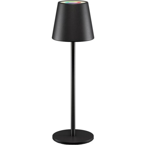 Platinet brezžična namizna RGB LED svetilka PTL44RGB, nastavljiva do 400 lumnov, črna Slike