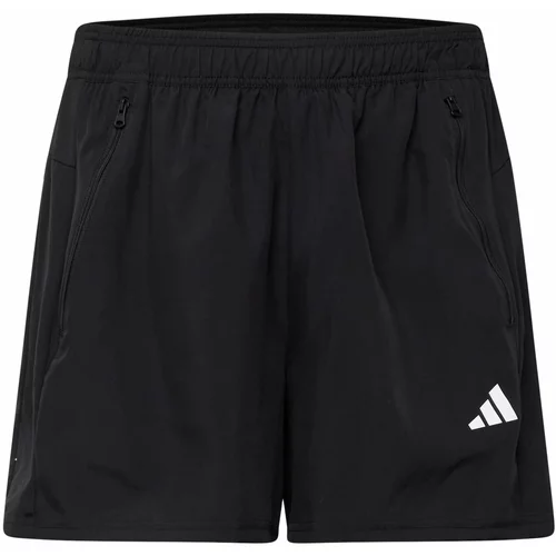 Adidas Športne hlače 'Train Essentials' črna / bela