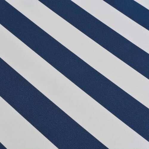  Tenda na ručno uvlačenje s LED svjetlom 500x300 cm plavo-bijela Slike