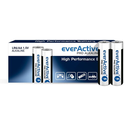 EverActive Alkaline batteries Pro Alkaline LR6 AA - shrink pack - 10 pieces Cijene