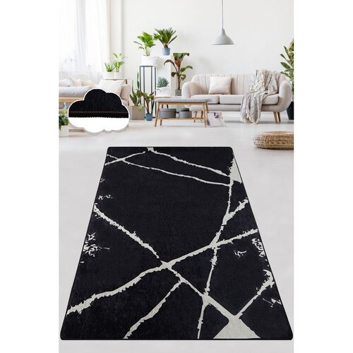 Conceptum Hypnose Tepih Slomljen, 80x200cm, Crno-bijeli Cene
