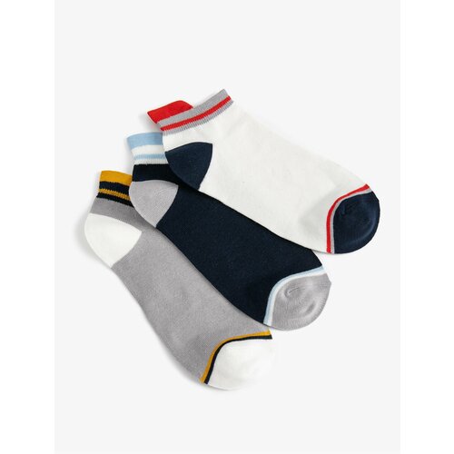 Koton 3-Pack Multi Colored College Socks Booties Slike