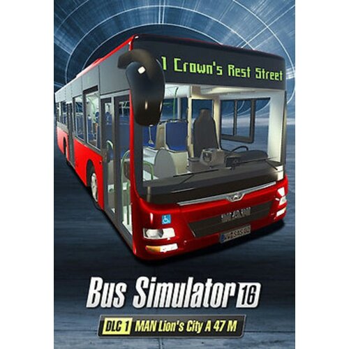 Steam Bus Simulator 16: MAN Lion's City A 47 M (DLC) Key EUROPE Cene
