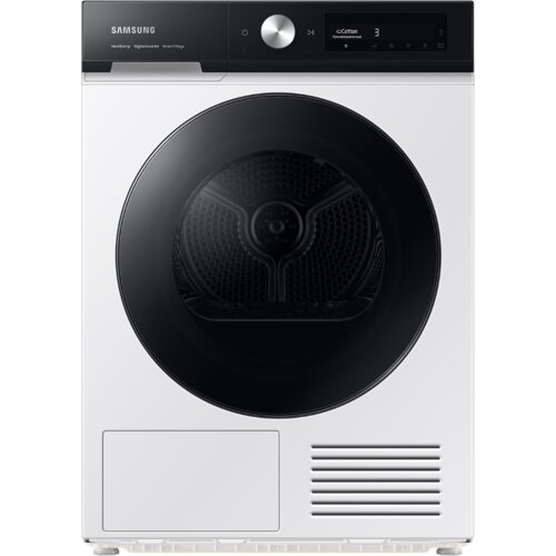 Samsung DV90BB7445GES7 ma&amp;scaron;ina za su&amp;scaron;enje ve&amp;scaron;a sa toplotnom pumpom i ai dry funkcijom, 9kg, a+++, dubina 60cm, bela sa crnim vratima Slike
