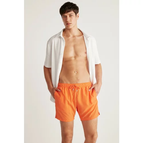 GRIMELANGE Theo Men's Lined 3-Pocket Water Repellent Fabric Marine Shorts