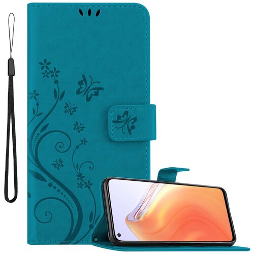 Cadorabo Xiaomi Mi 10T/Mi 10T PRO rožnato zlata - ovitek v cvetličnem dizajnu z magnetnim zapiranjem, stoječo funkcijo in režami za kartice, (20860244) Cene