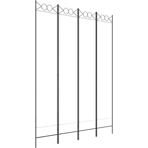 Maison Chic Paravan - Sobne pregrade 4-delni bel 160x220 cm blago, (22111660) Cene