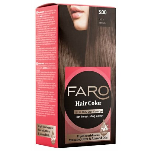 Faro farba za kosu 3.0 tamno smeđa Slike