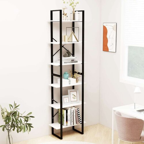 vidaXL Regal bel 60x30x120 cm trdna borovina Cene