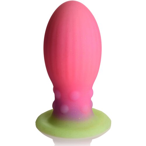 Creature Cocks Xeno Egg Glow in the Dark Silicone Egg Pink Cene