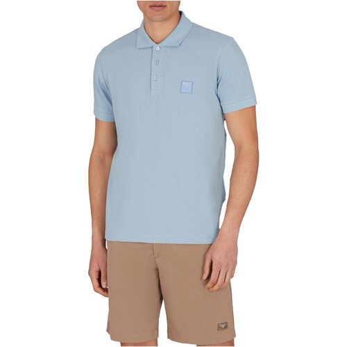 Emporio Armani Polo majice kratki rokavi EM000571 AF12336 Modra Slike