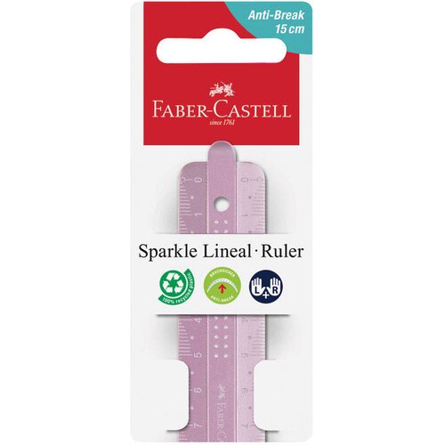  RAVNALO PVC 15 CM SPARKLE FABER-CASTELL 172015 SORT BLISTER Cene
