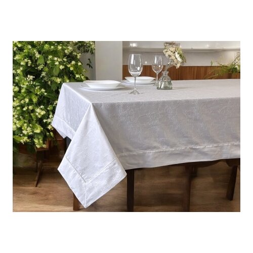  Stolnjak Granada Bela boja 160x300cm ( VLK000492-granadabelaboja ) Cene