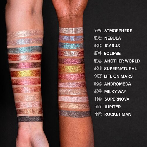 MESAUDA Galactic Shadow tekuće sjenilo za oči za blistavi sjaj nijansa 111 Jupiter 4.5 ml Slike