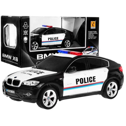  Auto na daljinsko upravljanje 1:24 R/C police Bmw X 6 - crni Cijene