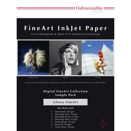 HAHNEM&amp;Uuml;HLE Digital FineArt A 4 Testpack glossy papers Slike