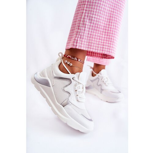 Kesi Women's Fashionable Sneakers White Allie Slike
