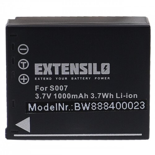 Extensilo baterija CGA-S007 za panasonic lumix DMC-TZ5 / DMC-TZ4 / DMC-TZ3, 1000 mah kompatibilnost s originalnom baterijom Cijene
