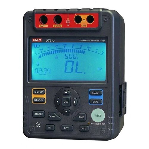 Uni-t UT512 profesionalni merilec upornosti izolacije do 100 G&Omega;, 2500 V, USB, PI/DAR Cene