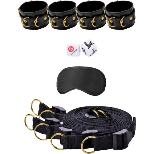 Ouch! Kits Bed Bindings Restraint System Limited Edition Gold Slike