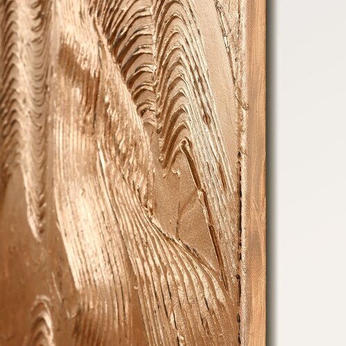 Malerifabrikken Ročno naslikana slika 88x118 cm Metallic Brown &amp;ndash; Slike