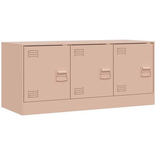 Maison Chic TV omarica - TV enota - Televizijska omarica roza 99x39x44 cm jeklo, (21698845) Slike