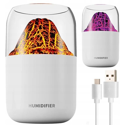 VERKGROUP Vlažilec zraka difuzor aromaterapija LED RGB USB 300ml vulkan, (5000244310) Cene