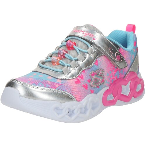 Skechers Superge &amp;#039;Infinite Heart Lights&amp;#039; azur / fuksija / svetlo roza / srebrna Slike