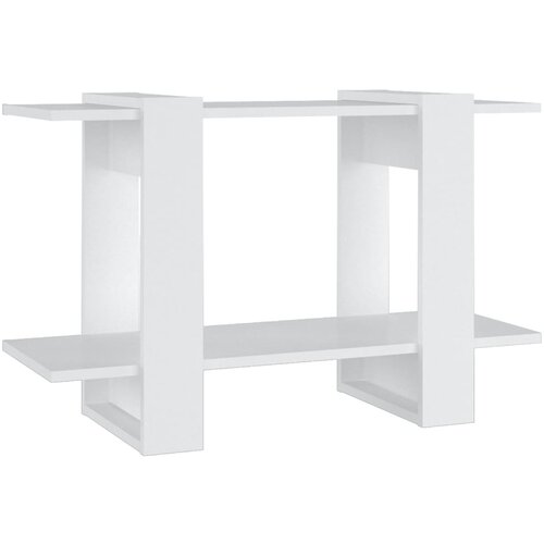 Maison Chic Knjižna omara - Knjižni regal bela 80x30x51 cm, (21723218) Slike
