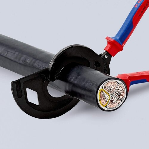 Knipex sekač kablova 320mm 95 32 320 crveni Slike