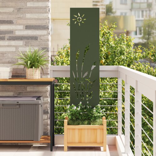 vidaXL Dekorativna ploča za vrt 32 x 140 cm Hladno valjana čelična Cene