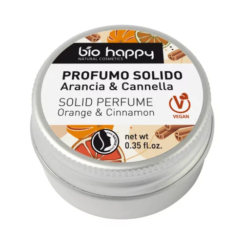 Bio Happy Limited Edition Solid Perfume - Orange & Cinnamon