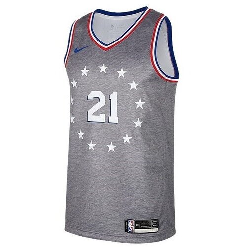 Nike Majice s kratkimi rokavi Nba Philadelphia Siva Cene