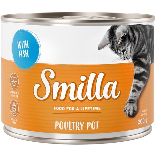 Smilla perutninski lonček 6 x 200 g - Me&amp;scaron;ano pakiranje (4 vrste) Slike