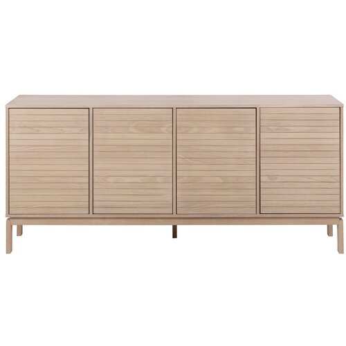 Actona Niska komoda u dekoru hrasta u prirodnoj boji 180x80 cm Linley &ndash; Cijene