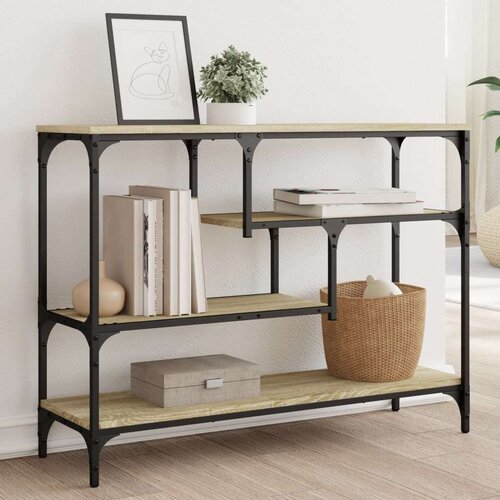  Konzolni stol boja hrasta sonome 100x30x75 cm konstruirano drvo Cijene