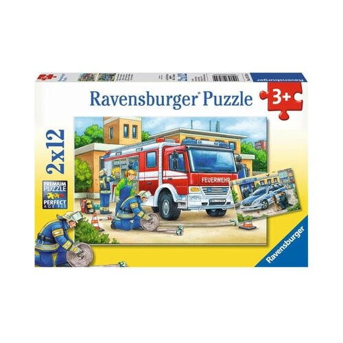 Ravensburger Puzzle - Policija in gasilska brigada, 2 x 12 delov Cene