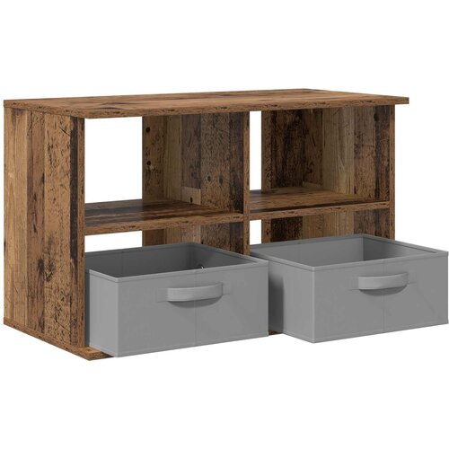  Stalak za TV s ladicama Staro drvo 79 x 40 x 48 cm Slike