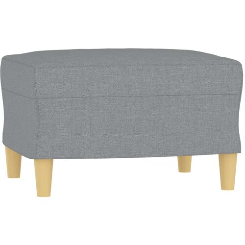  Trosjed s tabureom svjetlosivi 180 cm od tkanine Slike