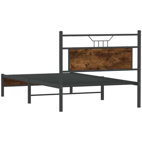VidaXL Okvir kreveta bez madraca boja hrasta 100 x 200 cm drveni Slike