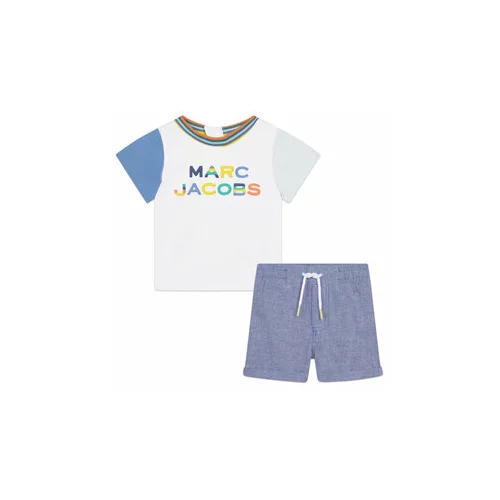 The Marc Jacobs Komplet majica in kratke hlače W98167 M Bela Regular Fit