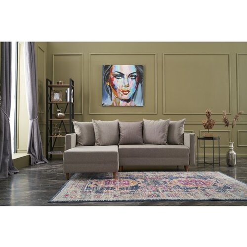 Atelier Del Sofa aydam left - cream cream corner sofa-bed Cene