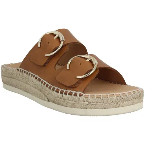 Kanna Natikači 5044 Cuir Femme Tan Kostanjeva