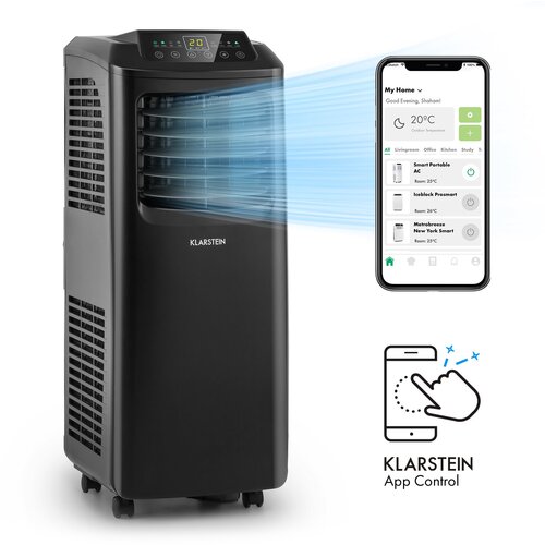 Klarstein Pure Blizzard Smart 9k, mobilna klimatska naprava, 9000 BTU/2,6 kW, energijski razred A, daljinski upravljalnik Cene