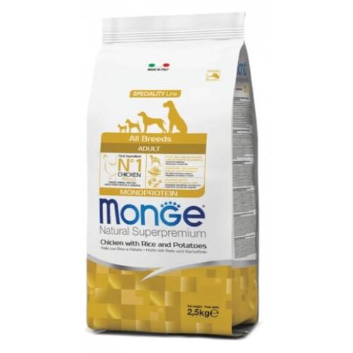 Monge All Breed Adult Piletina 2,5kg Cene