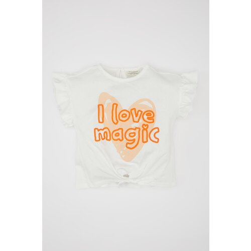 Defacto baby Girl Printed Short Sleeve T-Shirt Slike