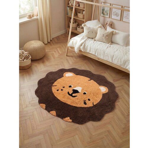 Hanse Home Oranžna/rjava pralna/ročno tkana bombažna otro&amp;scaron;ka preproga 112x120 cm Snuggle Lea &amp;ndash; Slike
